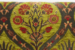 Upholstery Fabric, Turkish Fabric By the Meter, By the Yard, Green Tulip Pattern Jacquard Chenille Upholstery Fabric, Turkish Fabric By the Meter, By the Yard, Green Tulip Pattern Jacquard Chenille