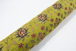 Upholstery Fabric, Turkish Fabric By the Meter, By the Yard, Green Tulip Pattern Jacquard Chenille Upholstery Fabric, Turkish Fabric By the Meter, By the Yard, Green Tulip Pattern Jacquard Chenille