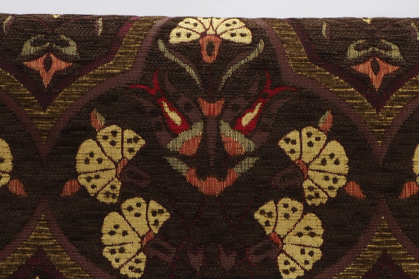 Upholstery Jacquard Fabric,Turkish Fabric By the Yard, Brown Tulip Pattern  Chenille Upholstery Fabric Upholstery Chenille Fabric Please Select - 1  METER - (US$29) 