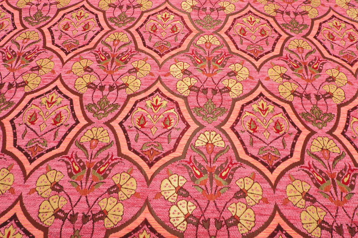 Pale Pink  Jacquard Fabric