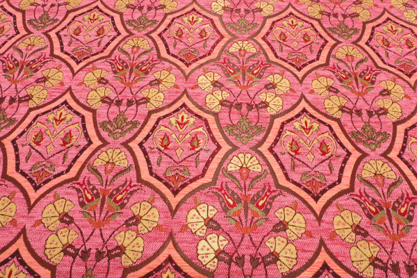 Pale Pink  Jacquard Fabric