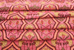 Upholstery Fabric, Turkish Fabric By the Meter, By the Yard, Pale Pink Carnation Pattern Jacquard Chenille Upholstery Fabric, Turkish Fabric By the Meter, By the Yard, Pale Pink Carnation Pattern Jacquard Chenille