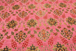 Upholstery Fabric, Turkish Fabric By the Meter, By the Yard, Pale Pink Tulip Pattern Jacquard Chenille Upholstery Fabric Upholstery Fabric, Turkish Fabric By the Meter, By the Yard, Pale Pink Tulip Pattern Jacquard Chenille Upholstery Fabric