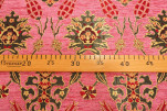 Upholstery Fabric, Turkish Fabric By the Meter, By the Yard, Pale Pink Tulip Pattern Jacquard Chenille Upholstery Fabric Upholstery Fabric, Turkish Fabric By the Meter, By the Yard, Pale Pink Tulip Pattern Jacquard Chenille Upholstery Fabric