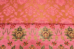 Upholstery Fabric, Turkish Fabric By the Meter, By the Yard, Pale Pink Tulip Pattern Jacquard Chenille Upholstery Fabric Upholstery Fabric, Turkish Fabric By the Meter, By the Yard, Pale Pink Tulip Pattern Jacquard Chenille Upholstery Fabric