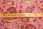 Upholstery Fabric, Turkish Fabric By the Meter, By the Yard, Pale Pink Carnation Pattern Jacquard Chenille Upholstery Fabric Upholstery Fabric, Turkish Fabric By the Meter, By the Yard, Pale Pink Carnation Pattern Jacquard Chenille Upholstery Fabric