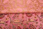 Upholstery Fabric, Turkish Fabric By the Meter, By the Yard, Pale Pink Carnation Pattern Jacquard Chenille Upholstery Fabric Upholstery Fabric, Turkish Fabric By the Meter, By the Yard, Pale Pink Carnation Pattern Jacquard Chenille Upholstery Fabric