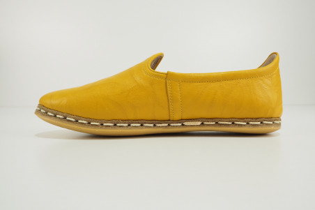 Earthing Shoes Shoes Womens Shoes Slip Ons Loafers Yemeni Shoes Custom Production for Pregnant Ladies Yellow Handmade Yemeni Shoes Yemeni Shoes Women Genuine Leather 