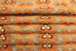Upholstery Fabric, Turkish Fabric By the Meter and By the Yard, Antigua Orange Tiger eyes Pattern Jacquard Fabric Upholstery Fabric, Turkish Fabric By the Meter and By the Yard, Antigua Orange Tiger eyes Pattern Jacquard Fabric