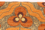 Upholstery Fabric, Turkish Fabric By the Meter and By the Yard, Antigua Orange Tiger eyes Pattern Jacquard Fabric Upholstery Fabric, Turkish Fabric By the Meter and By the Yard, Antigua Orange Tiger eyes Pattern Jacquard Fabric