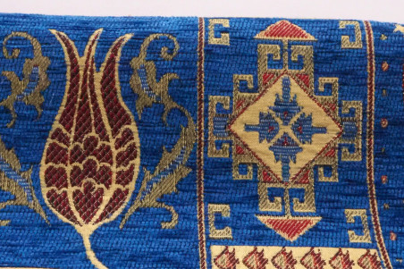 Upholstery Fabric,Turkish Fabric By the Meter, By the Yard, Navy Blue Dream Pattern Upholstery Fabric