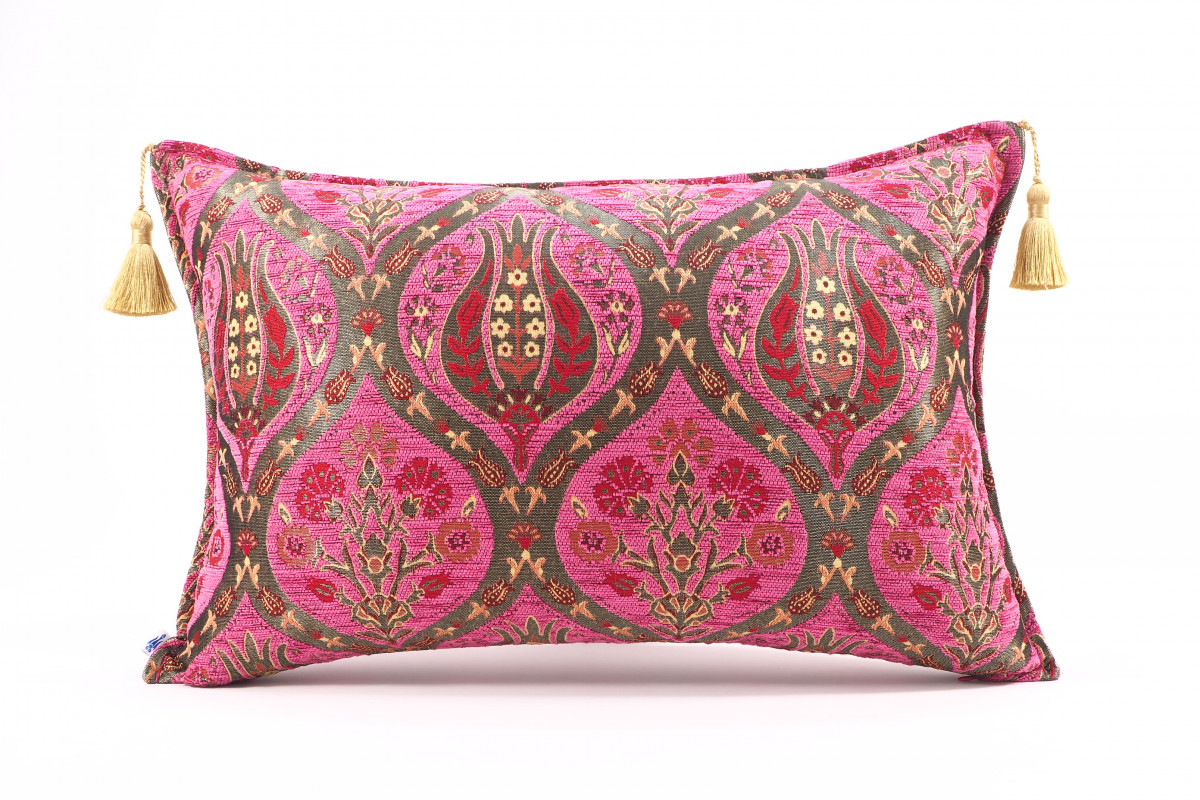 Pink Fabric Pillow Cover