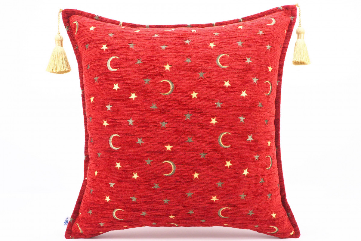 Red Fabric Pillows