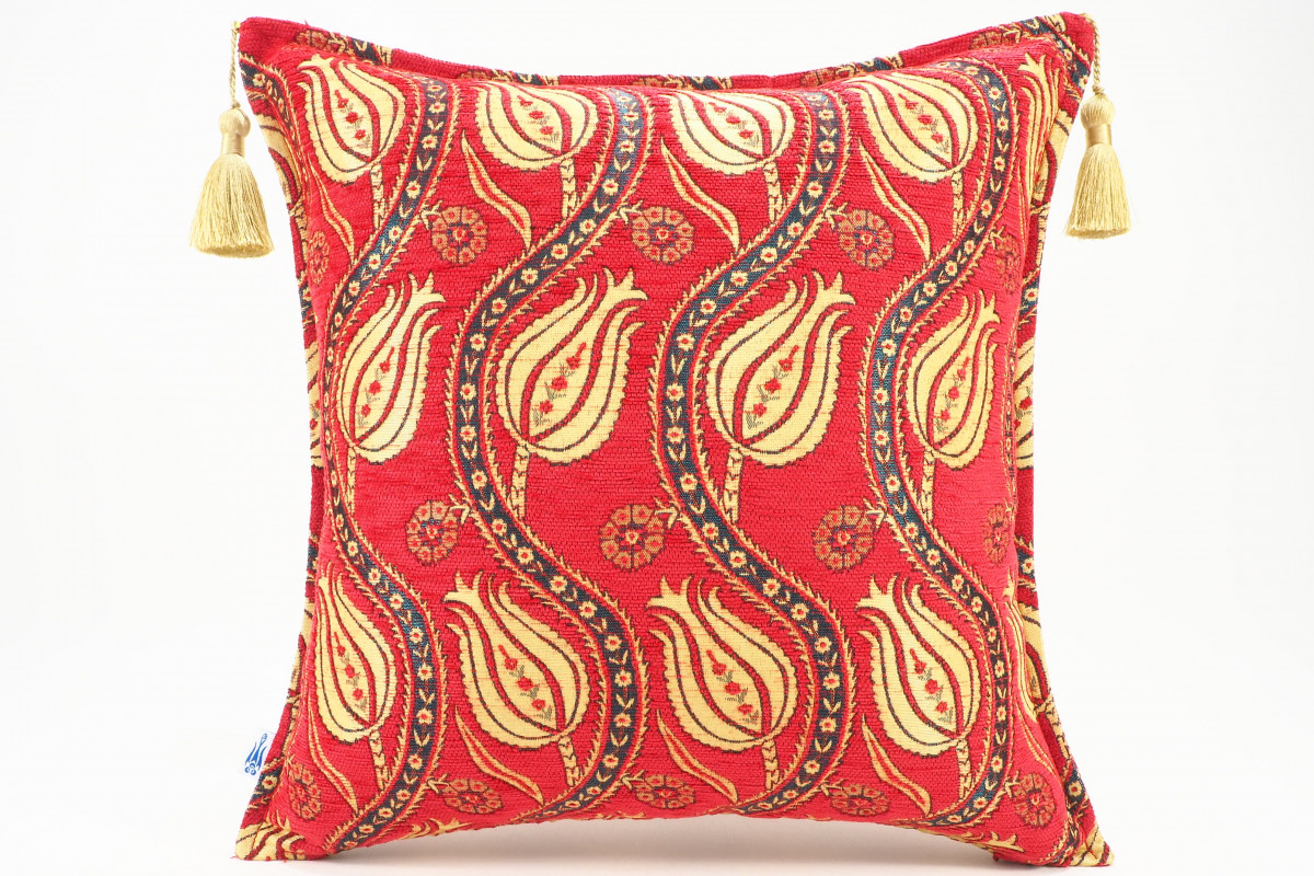 Red Fabric Pillow Case