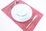 Place Mat,Table Linens 12x18,Pale Pink Arabian Night Pattern Turkish Fabric Chenille Place Mat,Table Decoration,Dining Placemat Place Mat,Table Linens 12x18,Pale Pink Arabian Night Pattern Turkish Fabric Chenille Place Mat,Table Decoration,Dining Placemat