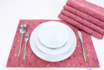 Place Mat,Table Linens 12x18,Pale Pink Arabian Night Pattern Turkish Fabric Chenille Place Mat,Table Decoration,Dining Placemat Place Mat,Table Linens 12x18,Pale Pink Arabian Night Pattern Turkish Fabric Chenille Place Mat,Table Decoration,Dining Placemat