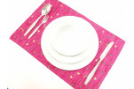 Place Mats, Table Linens 12x18, Mazenda Pink Arabian Night Pattern Turkish Fabric Table Mat, Table Decoration, Dining Placemats Place Mats, Table Linens 12x18, Mazenda Pink Arabian Night Pattern Turkish Fabric Table Mat, Table Decoration, Dining Placemats