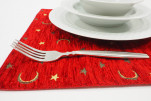PlaceMat,Table Linens 12x18,Red Arabian Night Pattern Turkish Fabric Table Mat,Table Decoration,Dining Placemats,Kitchen Dining PlaceMat,Table Linens 12x18,Red Arabian Night Pattern Turkish Fabric Table Mat,Table Decoration,Dining Placemats,Kitchen Dining