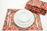Place Mats, Table Linens 12x18, Pale Pink Morocco Pattern Turkish Fabric Table Mats, Table Decoration, Kitchen Dining Placemats Place Mats, Table Linens 12x18, Pale Pink Morocco Pattern Turkish Fabric Table Mats, Table Decoration, Kitchen Dining Placemats