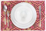 Place Mats, Table Linens 12x18, Pale Pink Carnation Pattern Turkish Fabric Table Mat, Table Decoration, Living, Kitchen, Dining Place Mats, Table Linens 12x18, Pale Pink Carnation Pattern Turkish Fabric Table Mat, Table Decoration, Living, Kitchen, Dining