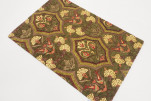 Place Mats, Table Linens 12x18, Moss Green Carnation Pattern Turkish Fabric Table Mat, Table Decoration, Living, Kitchen Dining Place Mats, Table Linens 12x18, Moss Green Carnation Pattern Turkish Fabric Table Mat, Table Decoration, Living, Kitchen Dining