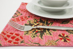 Place Mats, Table Linens 12x18, Pale Pink Topkapi Palace Tulip Pattern Turkish Fabric Table Mat, Table Kitchen Dining Placemats Place Mats, Table Linens 12x18, Pale Pink Topkapi Palace Tulip Pattern Turkish Fabric Table Mat, Table Kitchen Dining Placemats