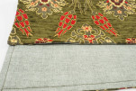 Place Mats,Table Linens 12x18,Moss Green Topkapi Palace Tulip Pattern Turkish Fabric Table Mat, Table Decoration,Kitchen Dining Place Mats,Table Linens 12x18,Moss Green Topkapi Palace Tulip Pattern Turkish Fabric Table Mat, Table Decoration,Kitchen Dining