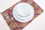 PlaceMats,Table Linens 12x18,Pale Pink Water Line Tulip Pattern Turkish Fabric Table Mat,Table Decoration,Living,Kitchen Dining PlaceMats,Table Linens 12x18,Pale Pink Water Line Tulip Pattern Turkish Fabric Table Mat,Table Decoration,Living,Kitchen Dining
