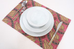 PlaceMats,Table Linens 12x18,Pale Pink Water Line Tulip Pattern Turkish Fabric Table Mat,Table Decoration,Living,Kitchen Dining PlaceMats,Table Linens 12x18,Pale Pink Water Line Tulip Pattern Turkish Fabric Table Mat,Table Decoration,Living,Kitchen Dining
