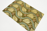 PlaceMat,Table Linens 12x18,Moss Green Water Line Tulip Pattern Turkish Fabric Table Mat,Table Decoration,Living,Kitchen Dining PlaceMat,Table Linens 12x18,Moss Green Water Line Tulip Pattern Turkish Fabric Table Mat,Table Decoration,Living,Kitchen Dining