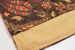 PlaceMats, Table Linens 12x18, Brown Caucasus Carnation Pattern Turkish Fabric Table Mat, Table Decoration, Home Living, Dining PlaceMats, Table Linens 12x18, Brown Caucasus Carnation Pattern Turkish Fabric Table Mat, Table Decoration, Home Living, Dining