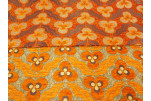 Upholstery Fabric, Turkish Fabric By the Meter, By the Yard, Orange Tiger Eye Pattern Chenille Upholstery Fabric Upholstery Fabric, Turkish Fabric By the Meter, By the Yard, Orange Tiger Eye Pattern Chenille Upholstery Fabric