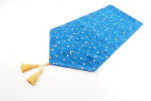 Table Runner, Navy Blue Arabian Night Pattern Turkish Chenille Table Runner, Bohemian Fabric, Table Linens,Dining Table Runner Table Runner, Navy Blue Arabian Night Pattern Turkish Chenille Table Runner, Bohemian Fabric, Table Linens,Dining Table Runner