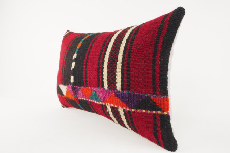 Kilim Pillow, ID 607,  Kilim Pillow 12x20, Lumber Pillow, Turkish Kilim Pillow, Throw Pillow, Decorative Pillow, Accent Pillow