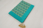 Turkish Bedspread, Twin Size Jacquard Bed Cover, 6'6X4'6, Turquoise Blue Tiger Eyes Pattern Fabric Decorative Cover Turkish Bedspread, Twin Size Jacquard Bed Cover, 6'6X4'6, Turquoise Blue Tiger Eyes Pattern Fabric Decorative Cover