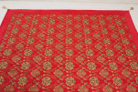 Turkish Bedspread, Twin Size Bed Cover, 6'6X4'6, Red Topkapi Palace Tulip Pattern Fabric Decorative Cover, Throw Blanket Turkish Bedspread, Twin Size Bed Cover, 6'6X4'6, Red Topkapi Palace Tulip Pattern Fabric Decorative Cover, Throw Blanket