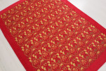 Turkish Bedspread, Twin Size Bed Cover, 6'6X4'6, Red Turkish Carnation Pattern Fabric Decorative Cover, Throw Blanket Turkish Bedspread, Twin Size Bed Cover, 6'6X4'6, Red Turkish Carnation Pattern Fabric Decorative Cover, Throw Blanket