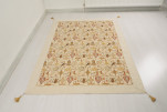 Turkish Bedspread, Twin Size Bed Cover, 6'6X4'6, Beige Turkish Dream Pattern Fabric Decorative Cover, Throw Blanket Turkish Bedspread, Twin Size Bed Cover, 6'6X4'6, Beige Turkish Dream Pattern Fabric Decorative Cover, Throw Blanket