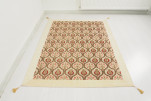 Turkish Bedspread, Twin Size Bed Cover, 6'6X4'6, Beige Morocco Pattern Fabric Decorative Cover, Decorative Sofa and Bed Cover Turkish Bedspread, Twin Size Bed Cover, 6'6X4'6, Beige Morocco Pattern Fabric Decorative Cover, Decorative Sofa and Bed Cover