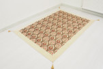 Turkish Bedspread, Twin Size Bed Cover, 6'6X4'6, Beige Morocco Pattern Fabric Decorative Cover, Decorative Sofa and Bed Cover Turkish Bedspread, Twin Size Bed Cover, 6'6X4'6, Beige Morocco Pattern Fabric Decorative Cover, Decorative Sofa and Bed Cover