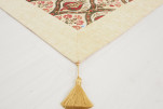 Turkish Bedspread, Twin Size Bed Cover, 6'6X4'6, Beige Morocco Pattern Fabric Decorative Cover, Decorative Sofa and Bed Cover Turkish Bedspread, Twin Size Bed Cover, 6'6X4'6, Beige Morocco Pattern Fabric Decorative Cover, Decorative Sofa and Bed Cover