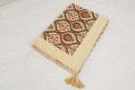 Turkish Bedspread, Twin Size Bed Cover, 6'6X4'6, Beige Morocco Pattern Fabric Decorative Cover, Decorative Sofa and Bed Cover Turkish Bedspread, Twin Size Bed Cover, 6'6X4'6, Beige Morocco Pattern Fabric Decorative Cover, Decorative Sofa and Bed Cover