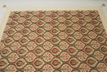 Turkish Bedspread, Twin Size Bed Cover, 6'6X4'6, Beige Morocco Pattern Fabric Decorative Cover, Decorative Sofa and Bed Cover Turkish Bedspread, Twin Size Bed Cover, 6'6X4'6, Beige Morocco Pattern Fabric Decorative Cover, Decorative Sofa and Bed Cover