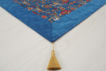 Turkish Bedspread, Twin Size Bed Cover, 6'6X4'6, Navy Blue Caucasus Carnation Pattern Fabric Decorative Cover, Throw Blanket Turkish Bedspread, Twin Size Bed Cover, 6'6X4'6, Navy Blue Caucasus Carnation Pattern Fabric Decorative Cover, Throw Blanket
