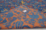 Turkish Bedspread, Twin Size Bed Cover, 6'6X4'6, Navy Blue Caucasus Carnation Pattern Fabric Decorative Cover, Throw Blanket Turkish Bedspread, Twin Size Bed Cover, 6'6X4'6, Navy Blue Caucasus Carnation Pattern Fabric Decorative Cover, Throw Blanket