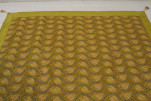 Turkish Bedspread, Twin Size Jacquard Bed Cover, 6'6X4'6, Pistachio Green Water Line Tulip Pattern Fabric Decorative Cover Turkish Bedspread, Twin Size Jacquard Bed Cover, 6'6X4'6, Pistachio Green Water Line Tulip Pattern Fabric Decorative Cover