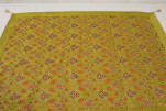 Turkish Bedspread, Twin Size Bed Cover, 6'6X4'6, Pistachio Green Topkapi Palace Tulip Pattern Fabric Decorative Cover Blanket Turkish Bedspread, Twin Size Bed Cover, 6'6X4'6, Pistachio Green Topkapi Palace Tulip Pattern Fabric Decorative Cover Blanket