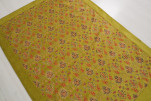 Turkish Bedspread, Twin Size Bed Cover, 6'6X4'6, Pistachio Green Topkapi Palace Tulip Pattern Fabric Decorative Cover Blanket Turkish Bedspread, Twin Size Bed Cover, 6'6X4'6, Pistachio Green Topkapi Palace Tulip Pattern Fabric Decorative Cover Blanket