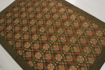 Turkish Bedspread, Twin Size Bed Cover, 6'6X4'6, Moss Green Topkapi Palace Tulip Pattern Fabric Decorative Cover Blanket Turkish Bedspread, Twin Size Bed Cover, 6'6X4'6, Moss Green Topkapi Palace Tulip Pattern Fabric Decorative Cover Blanket