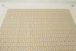 Turkish Bedspread, Twin Size Bed Cover, 6'6X4'6, Beige Tiger Eyes Pattern Fabric Decorative Cover Blanket, Dining room Turkish Bedspread, Twin Size Bed Cover, 6'6X4'6, Beige Tiger Eyes Pattern Fabric Decorative Cover Blanket, Dining room